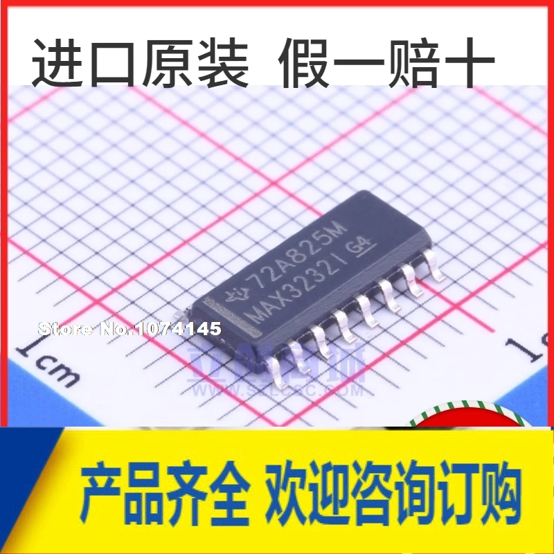 10 шт./лот MAX3232IDR MAX3232I MAX3232 лапками углублением SOP 16/|Стартеры| |