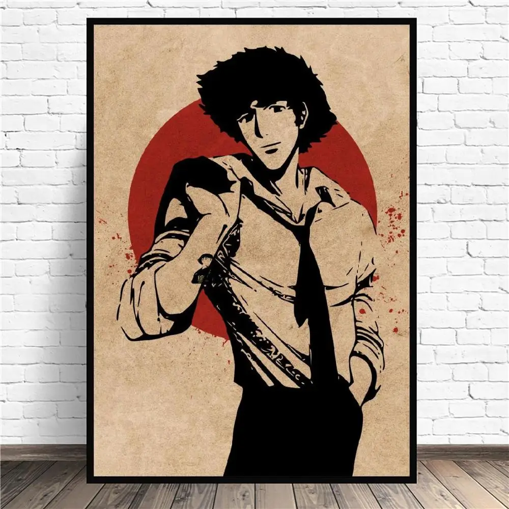 

Spike Spiegel Cowboy Bebop Anime Art Canvas Poster Prints Home Muur Decor Schilderen