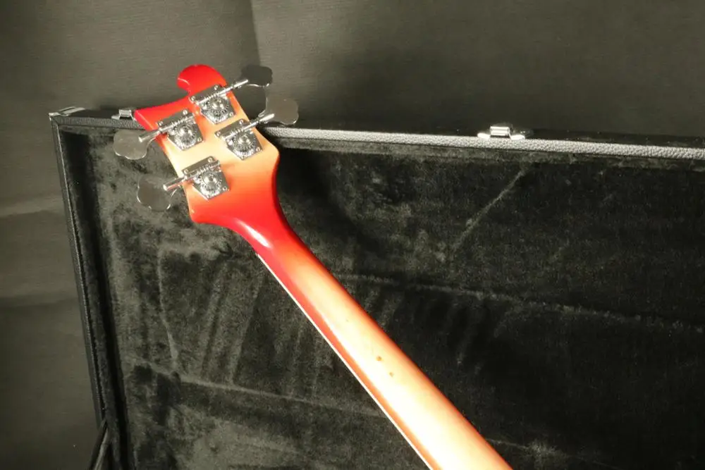 Высокое качество 4 струны электрогитары набор в шею cherryburst Жемчуг белый sharktooth