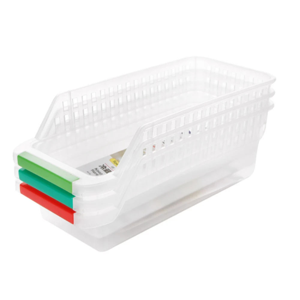

Protable Kitchen Fridge pace Saver Organizer Refrigerator Storage Holder Drawer Container Tools