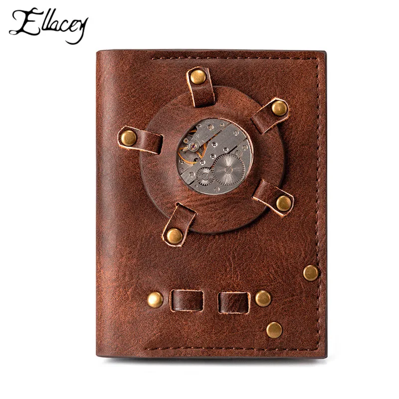 Стимпанк Ретро креативный Кошелек для монет женский из искусственной кожи