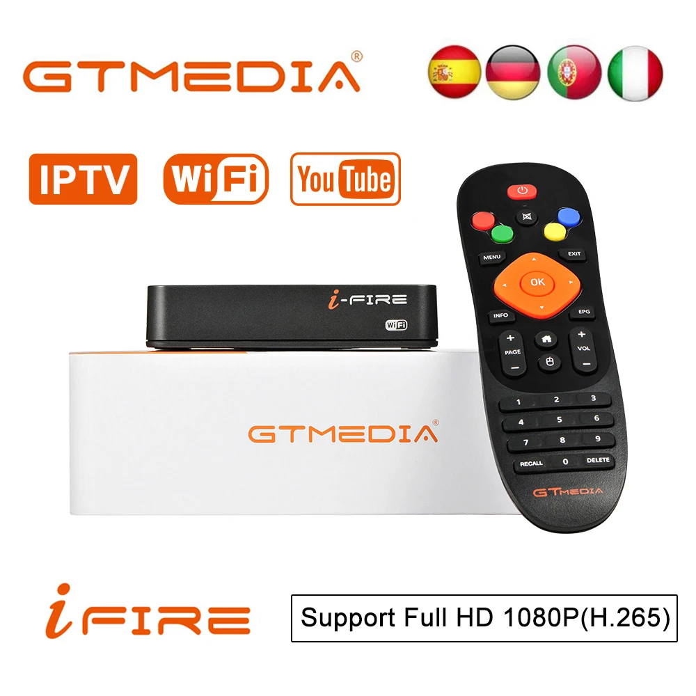 ТВ приставка GTmedia Ifire цифровая телеприставка пульт дистанционного управления STB HD