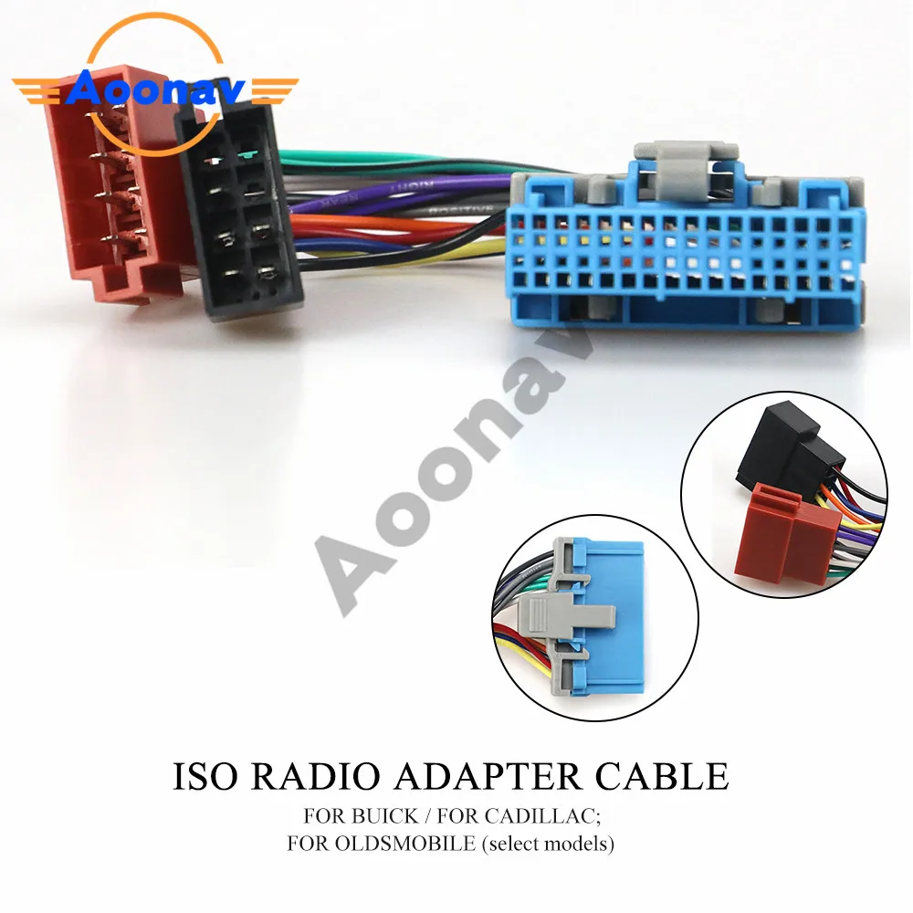 Aoonav 12-141 ISO радио жгут проводов адаптер Разъем для-BUICK 1995-2004 для-CADILLAC (выберите