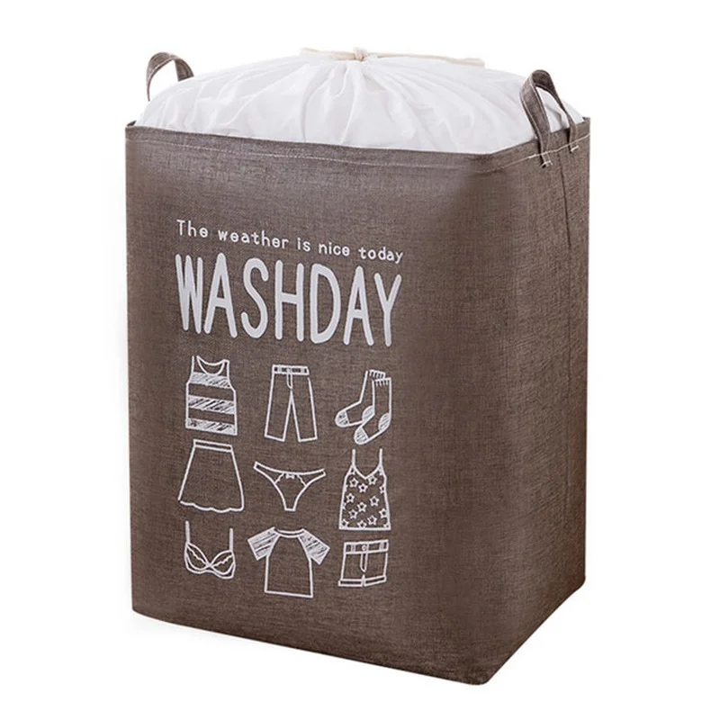 

2021 New Cotton and Linen Waterproof Large Storage Bag, Household Finishing Quilt, Clothing Storage Basket, Large Capacity Bag