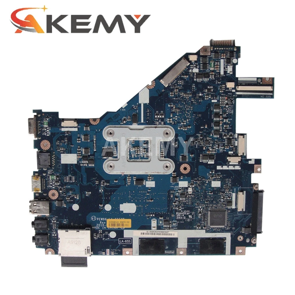 

Akemy Laptop motherboard For ACER Aspire 5552 Mainboard PEW96 LA-6552P MBR4602001 AMD