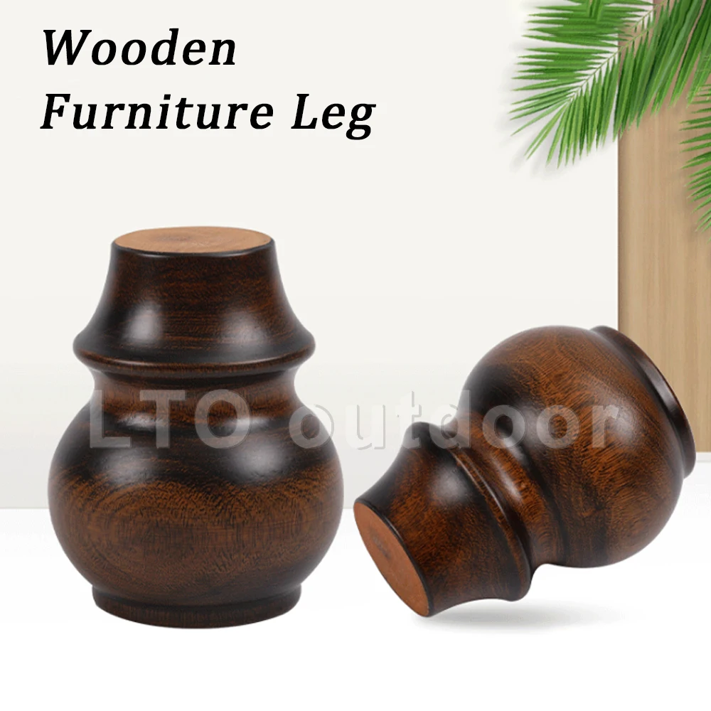 Деревянные круглые ножки для мебели, современные ножки среднего века для дивана, кресла, кресла, комода, шкафа, подставки для телевизора