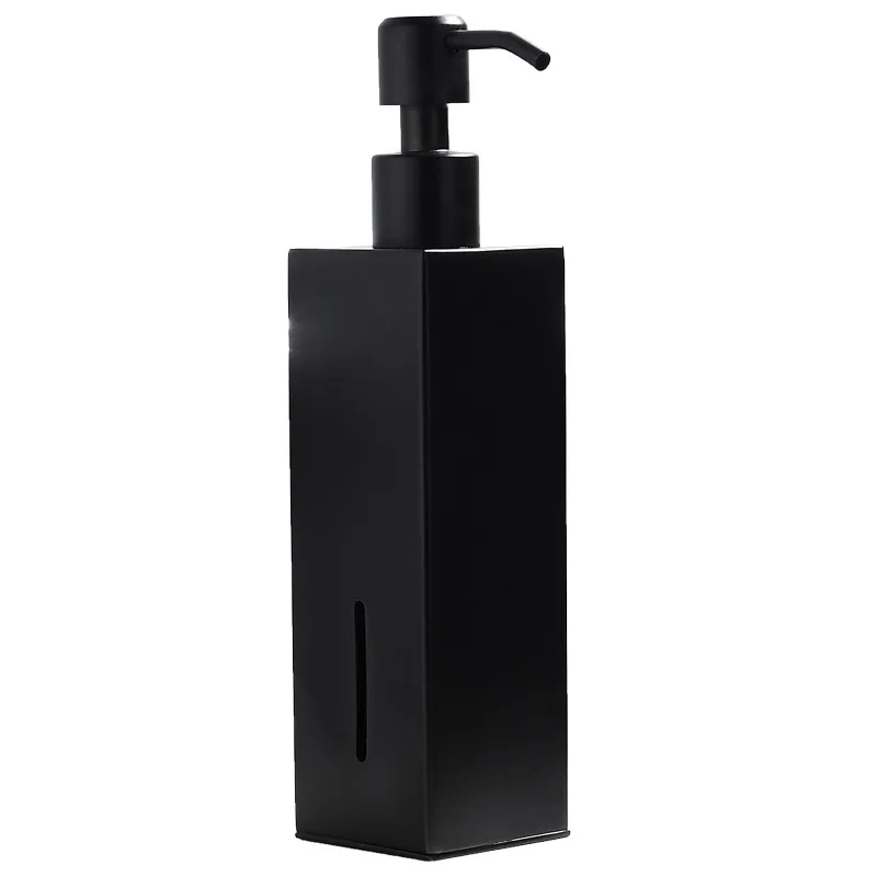 Balck Матовый держатель дезинфицирующего средства для рук 304 нержавеющая сталь