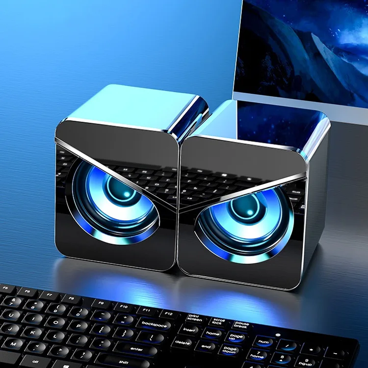 

Мини-Колонка компьютерная Проводная с поддержкой USB и поддержкой Bluetooth