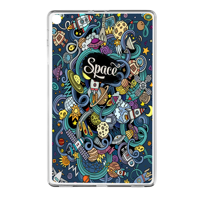 Мягкий чехол из ТПУ для samsung Galaxy Tab A 10 1 SM-T510 SM-T515 дюймов 2019 версия окрашенная