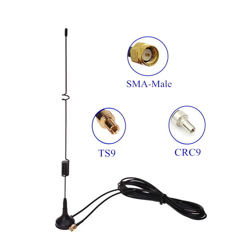 3g антенна с SMA/TS9/CRC9 разъемом присоска внешняя 7dBi маршрутизатор Антенна 3 м кабель