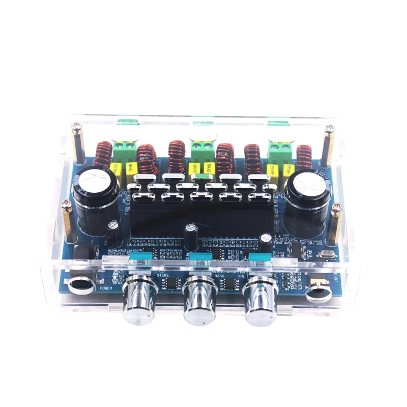 Bluetooth 5 0 XH A305 плата цифрового усилителя звука TPA3116D2 2 1 канала аудио Бас Сабвуфер