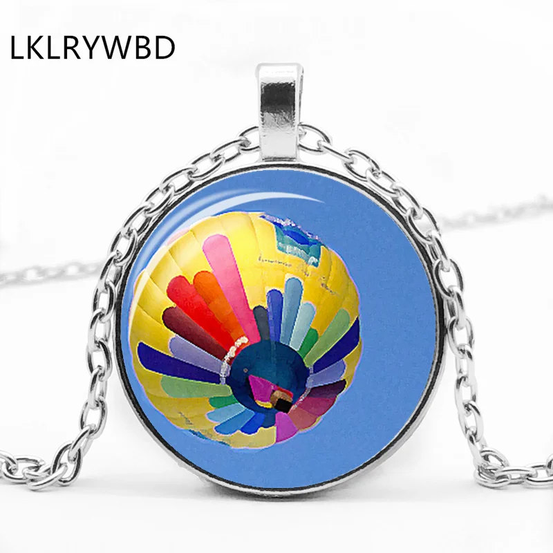 Модное популярное разноцветное ожерелье с воздушным шаром выпуклая круглая