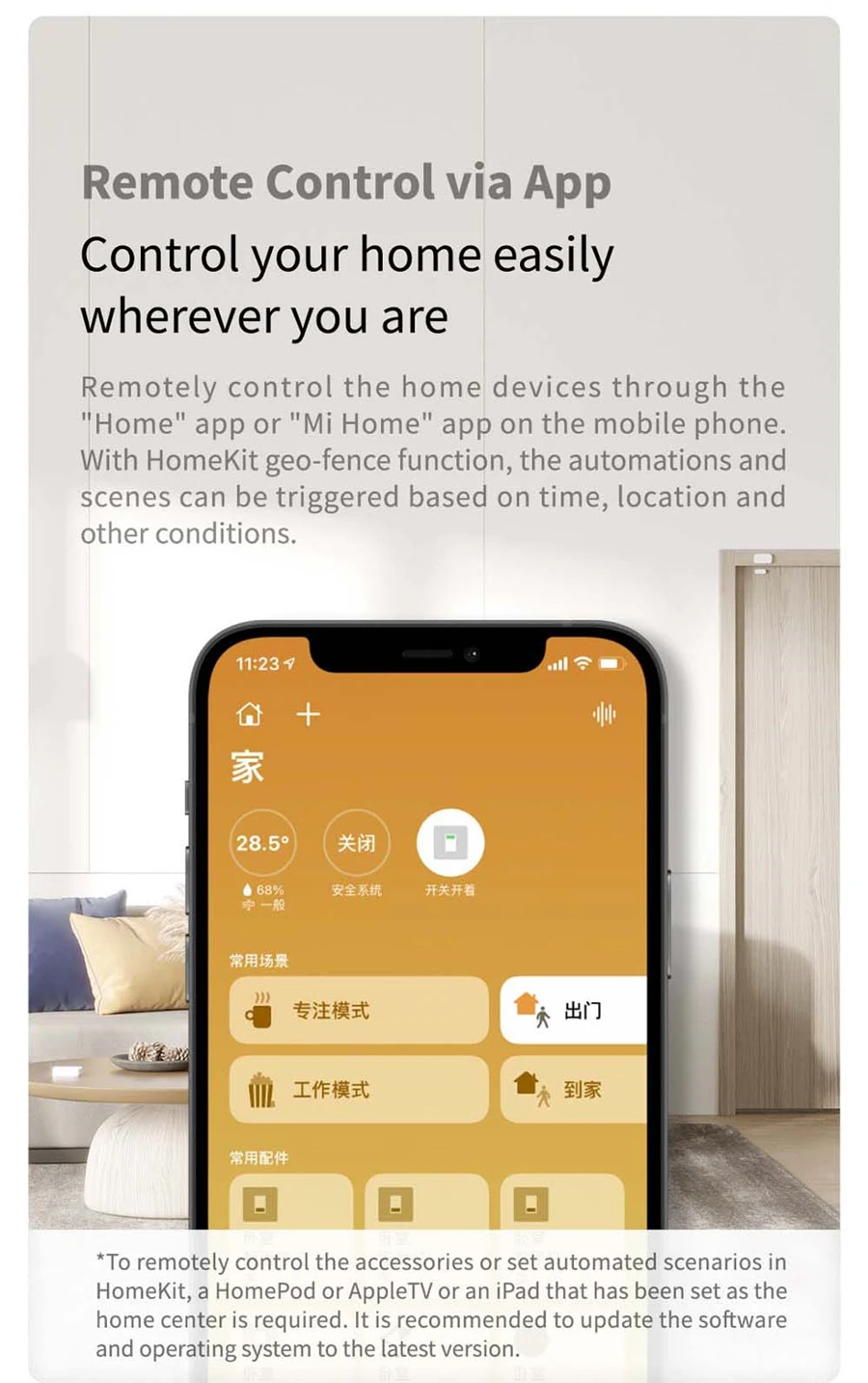 Aqara E1 Hub Gateway Zigbee 3.0 WiFi Ретранслятор Пульт дистанционного управления Весь дом умный