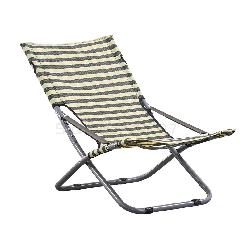 저렴한 런치 라운지 의자 가정용 접이식 의자 야외 레저 간단한 등받이 게으른 휴대용 의자