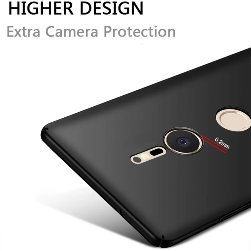 UPaitou Матовый Жесткий чехол из поликарбоната для sony Xperia XZ Premium XZ1 Compact XZ2 Mini задняя