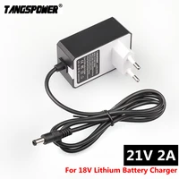 21v 2a 18650 lithium battery charger for electric screwdriver 18v 5s li ion battery wall charger dc 5 5 2 1 mm high quality