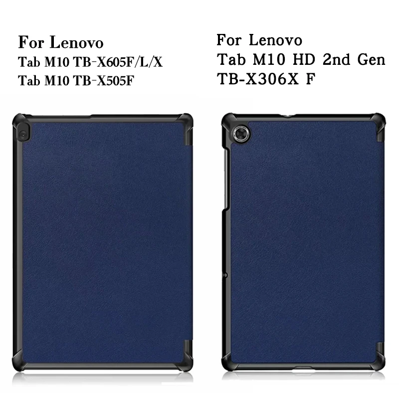 Магнитный чехол для Lenovo Tab M10 HD 2nd Gen TB-X306F X из искусственной кожи с подставкой TB-X605F