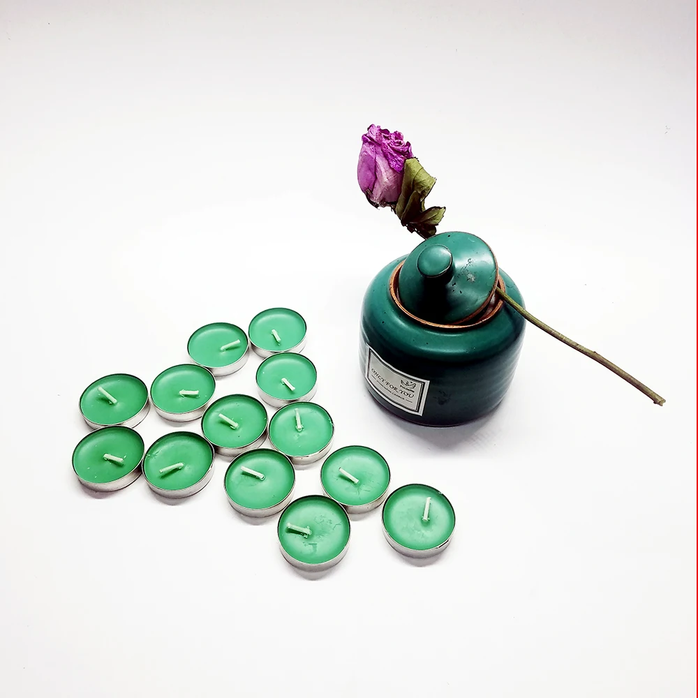 Свечи TeaLight цветные неароматические свечи для путешествий центральный элемент