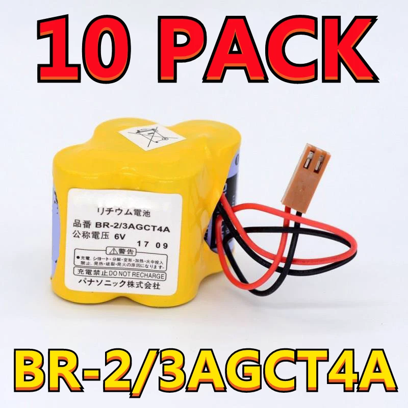 10 упаковок, оригинальный новый телефон/3AGCT4A 6V, ПЛК-аккумулятор с коричневым крючком для ремня FANAC