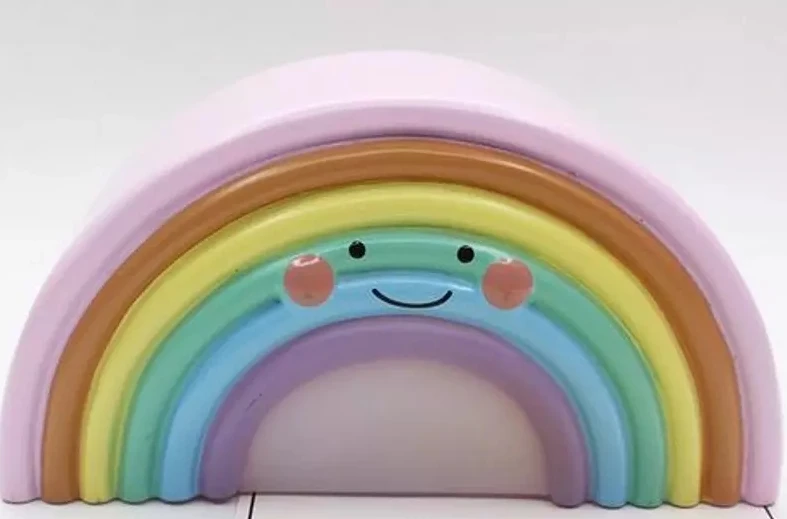 

Novelty Smile Face Rainbow Led Night Lights Battery Night Lamps For Baby Room Nursery Living Room Decor Kids Christmas Gifts