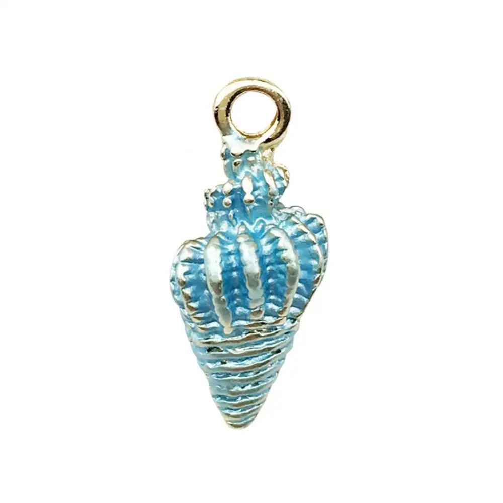 

70% Hot Sale 10Pcs Ocean Conch Seashell Starfish Pendant Charms Handmade DIY Jewelry Making