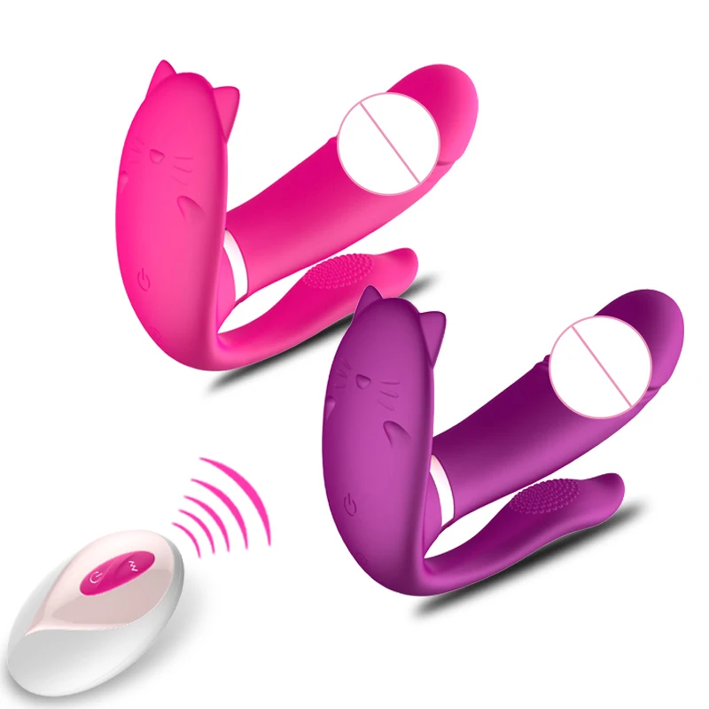 Силиконовые Беспроводной дистанционного фаллоимитатор вибратор секс игрушки