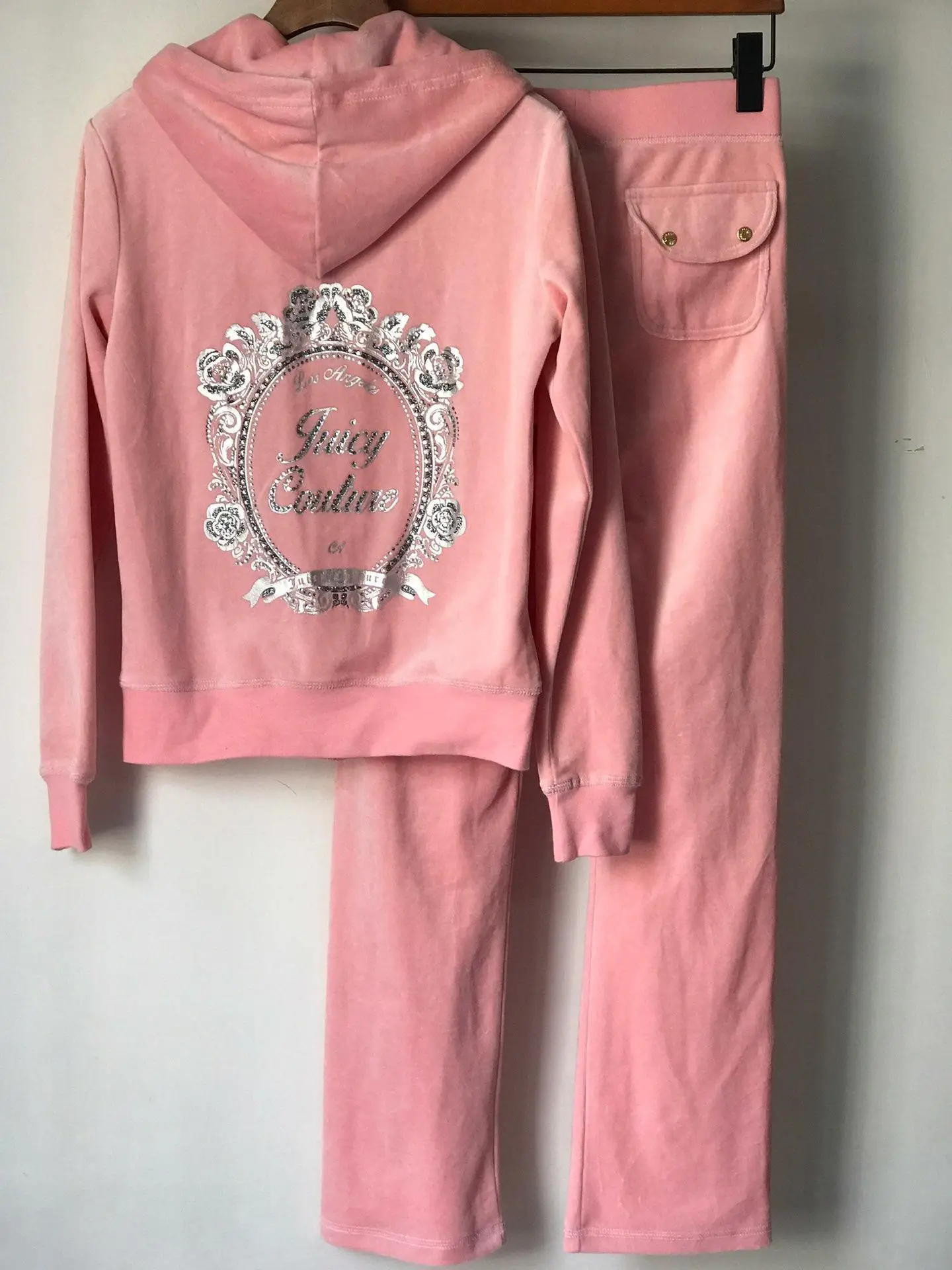 

2021DAFIFY Printed Wide-leg Suit Velvet Casual Sports Slim Slimming Fashionable Women's Clothing