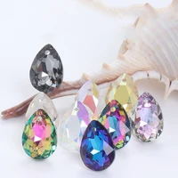 6x98x1211x16mm rhinestone pendant crystal jewelry accessories crafts strass stone crystal for earring bracelet making
