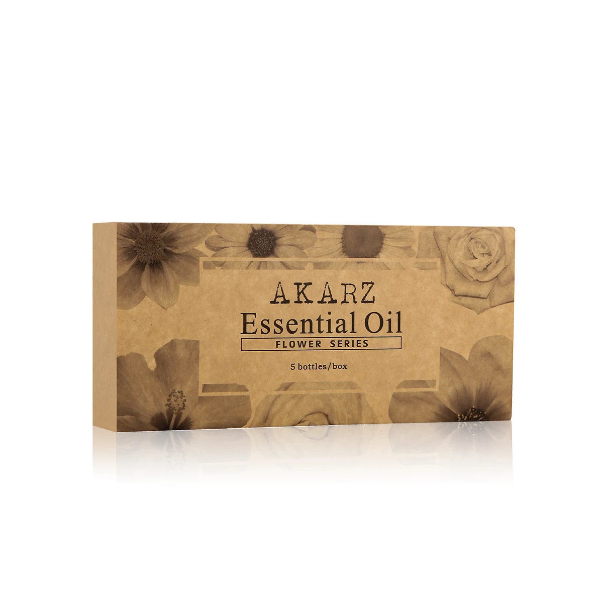 AKARZ Flower Series 5 комплектов лаванда жасмин роза ромашка эфирные масла уход за лицом
