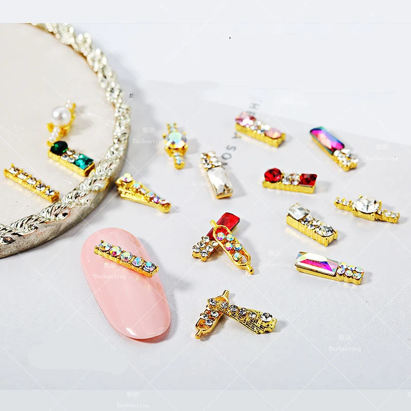 10 шт. украшения для ногтей с бриллиантами|Стразы и украшения| |