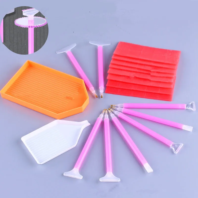 Набор инструментов для алмазной живописи стразы коробка хранения бусин