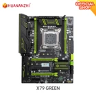 Материнская плата HUANANZHI X79 GREEN 2,49 X79 LGA2011 ATX USB3.0 SATA3 NVME M.2 SSD с поддержкой памяти REG ECC и Xeon E5