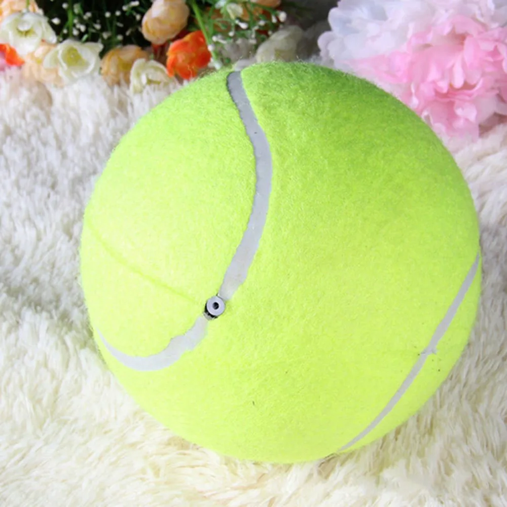 Теннисный мяч 24 см/9 5 дюйма гигантский семейный питомец жевательная игрушка для