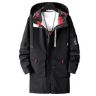 Зимнее пальто, Длинная ветровка с капюшоном, модель 10XL9XL 8XL, мужская хлопковая куртка, Мужская куртка для инструментов, свободная теплая верхняя одежда 300 кг