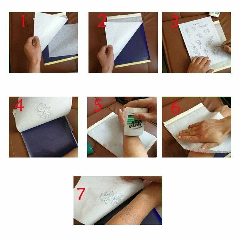 

30 шт., трафареты для татуировок