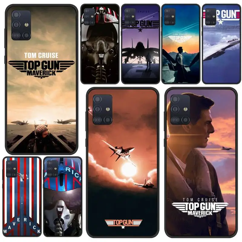 

Top Gun Maverick Tom Cruise Phone Case For Samsung S21 S6 S7 Edge S8 S9 S10 S20 Ultra 5G Plus Cover Fundas Coque