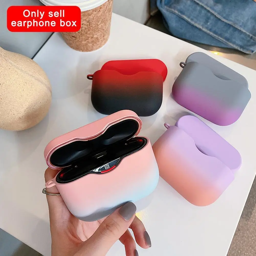 

Gradient Matte Earphone Case For SONY WF-1000XM3 Headset Box Protective Bluetooth Headset Wireless Accessories Charging Cov V6Q0