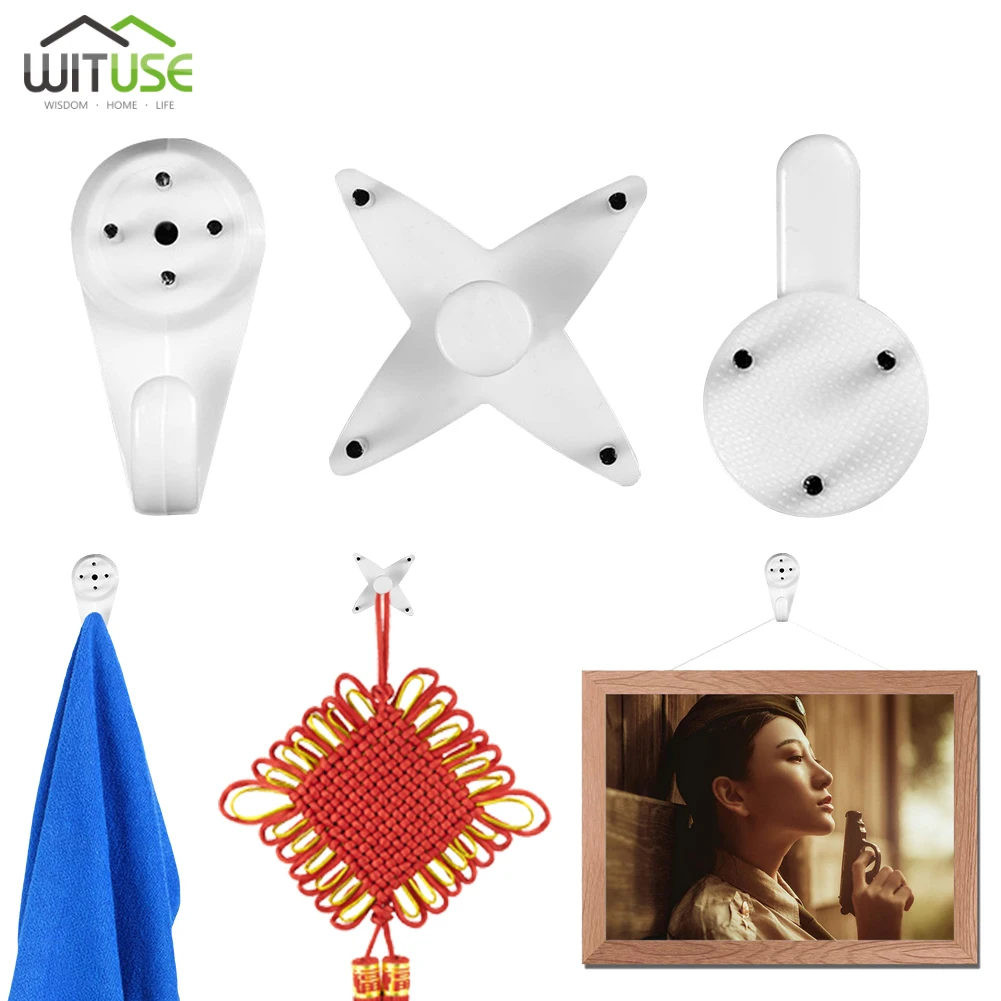 40 шт. настенная рамка для картин крюк бесшовная игла фоторамка с часами гвоздь