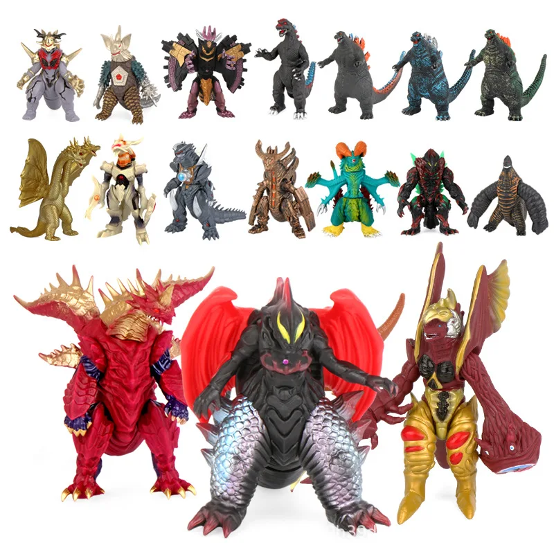 Гибкий клей Kaiju монстр модель игрушки галактика воин токусацу Ультрамен бой