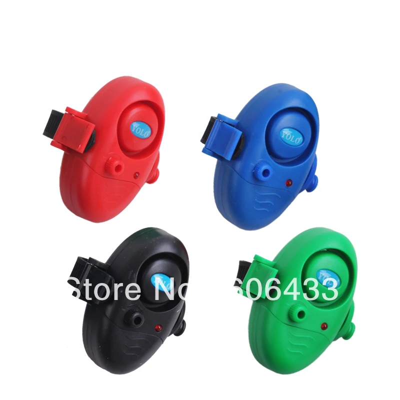 

4PCS Fishing Bite Alarm Rod Sound Buzzer LED Light Clip