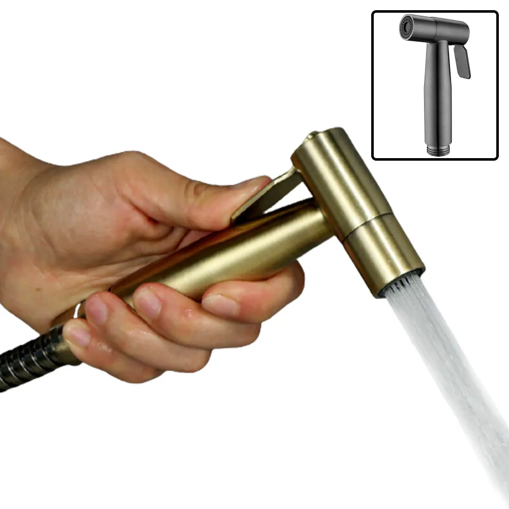 

Handheld Portable Douche Bidet Toilet Jet Spray Muslim Purifying Shattaf Shower Bathroom Toilet Bidet Shower Head Nozzle