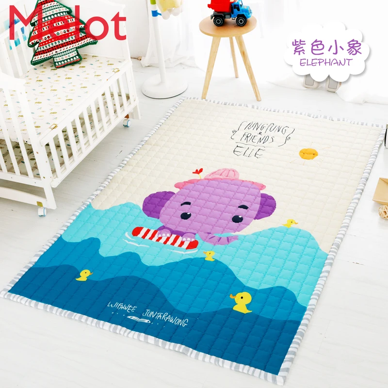 

Pure Cotton Crawling Mat Household Bedside Children's Carpet Bedroom Rectangular Full Shop Hand Washable Machine Washable