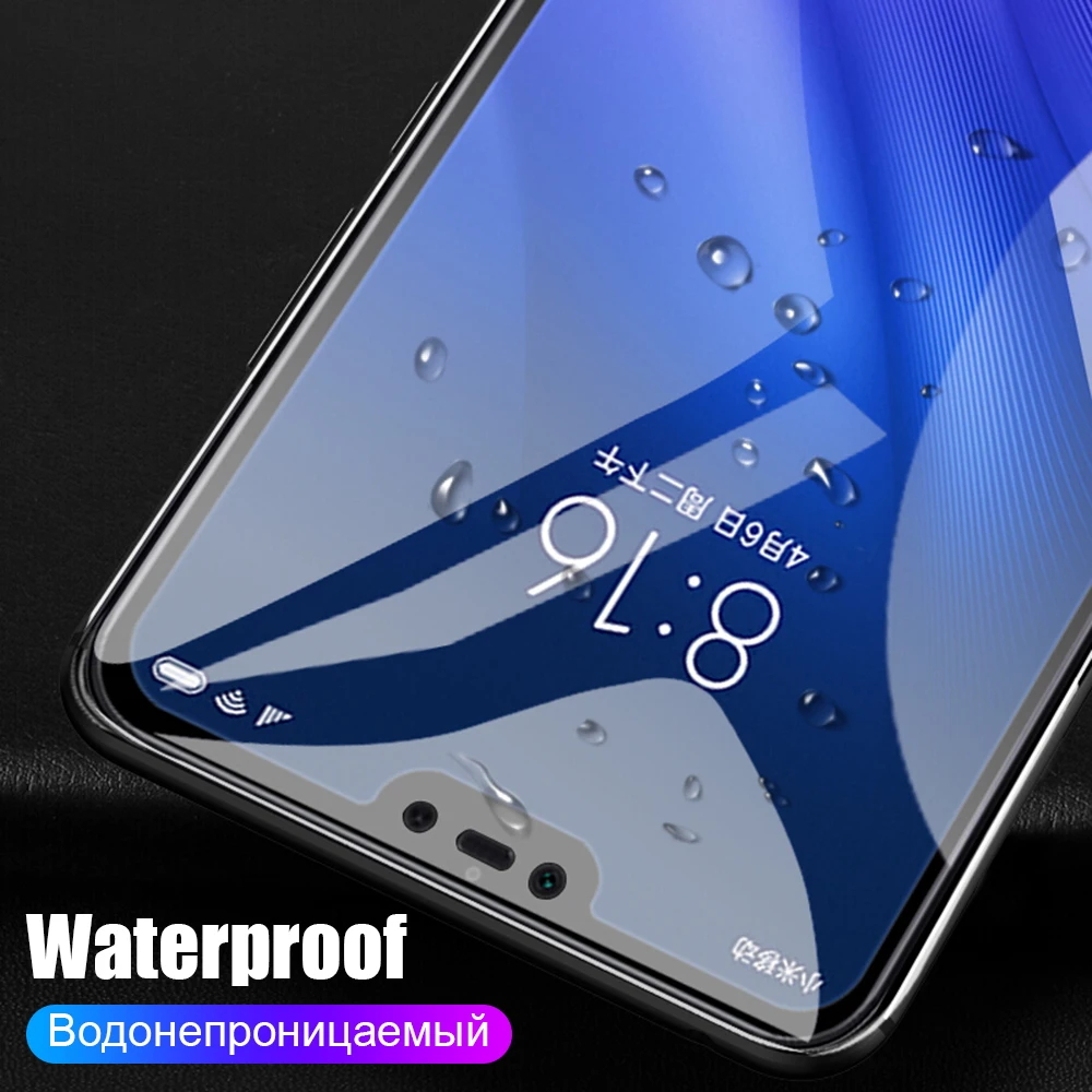 Новое 9D полное покрытие из закаленного стекла для Xiaomi Redmi Note 7 5 6 Pro защитное стекло