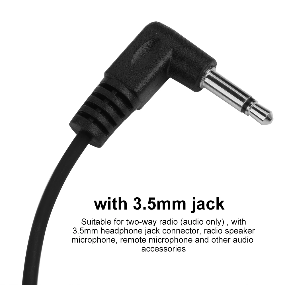 3.5mm Universal Listen Only Acoustic Tube Earpiece Headset With Earmolds For Speaker Mic | Электроника