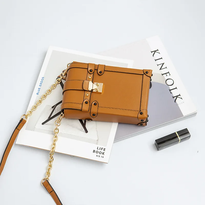 2019 новая сумка для мобильного телефона Женская винтажная клатч Кожаная