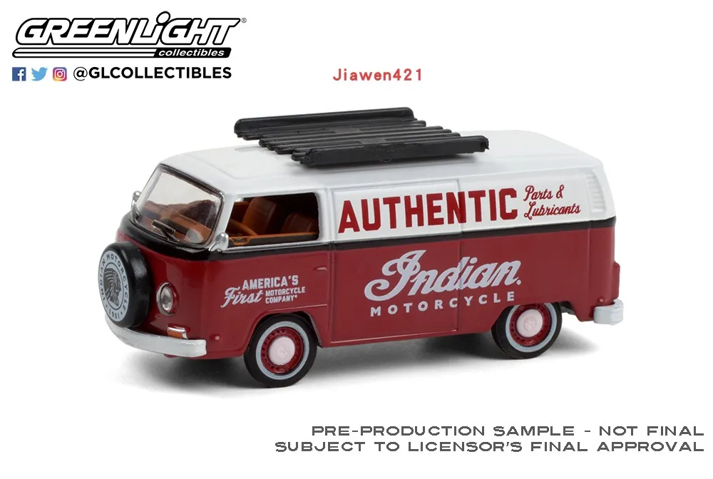 

GreenLight cars 1:64 1972 Volks wagen vw Type 2 panel van Collection of die-cast alloy car models