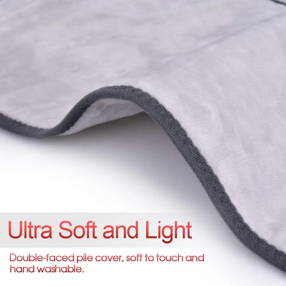 

Far-Infrared Heating Pad Heat Pain Relief Pad with 3 Temperature Settings & Ultra Soft Cover Flexibly Apply to Human Body Parts