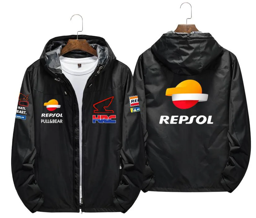 

F1 racing jacket 2022 new autumn and winter team hooded zipper windbreaker