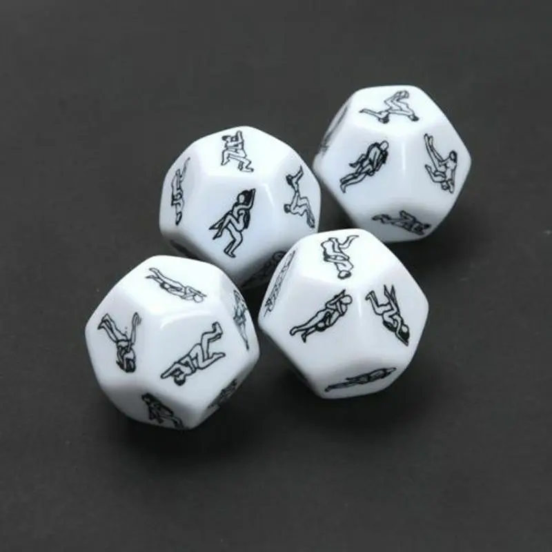 Фирменная Новинка 12-сторонние светится в темноте секс кости взрослого пары