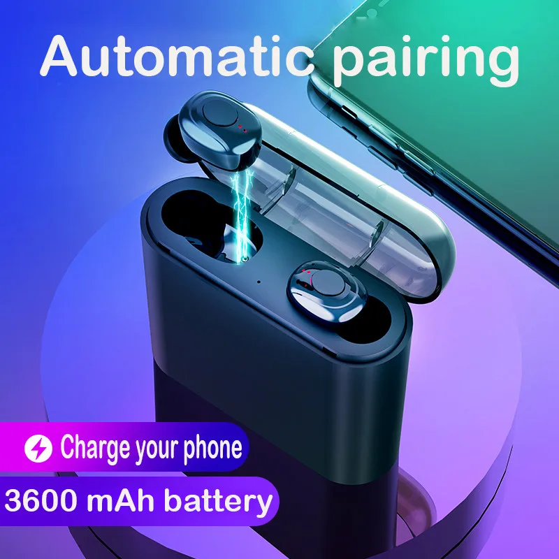 Новинка TWS беспроводные наушники Bluetooth X18 Handsfree Twins с микрофоном шумоподавлением